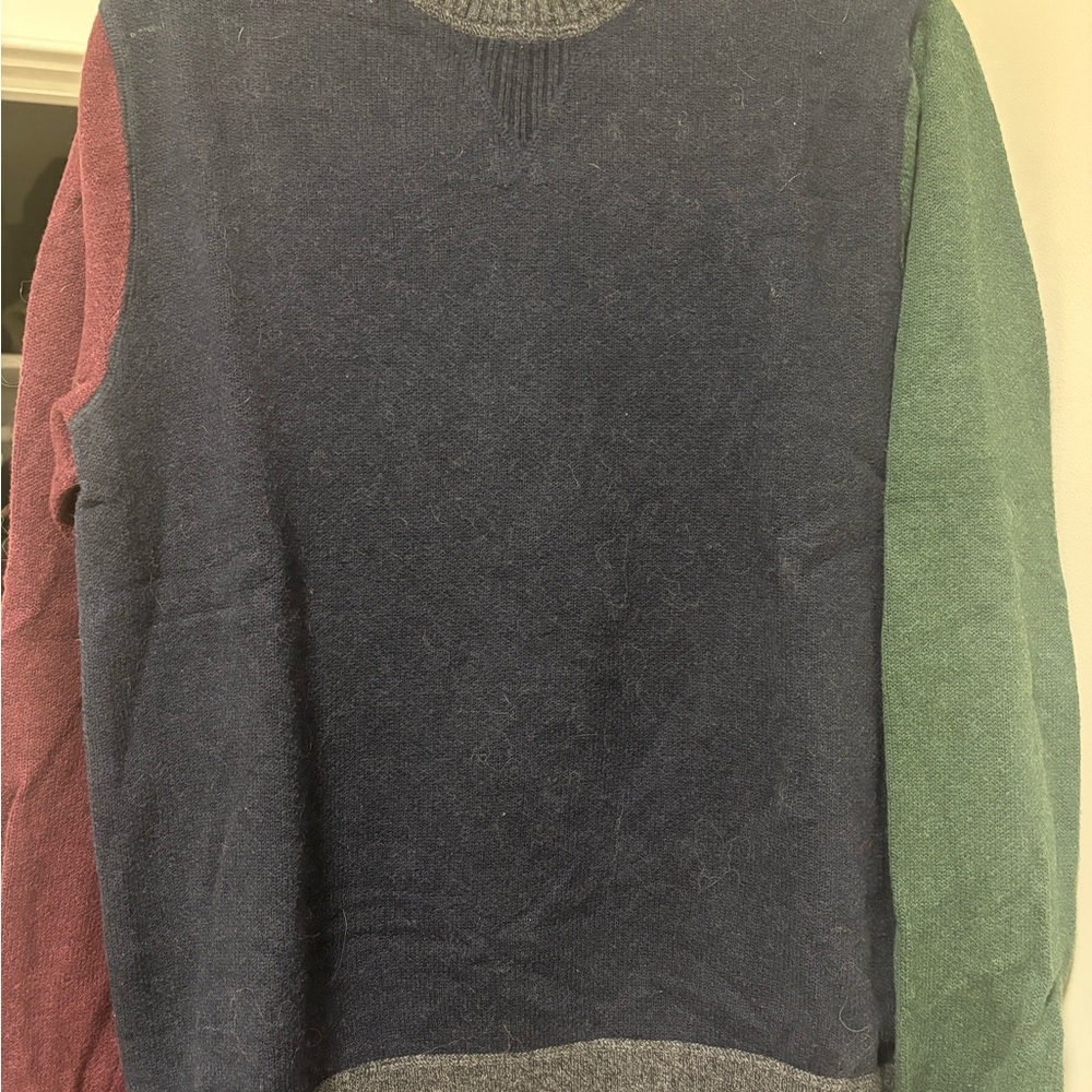 AE color block sweater